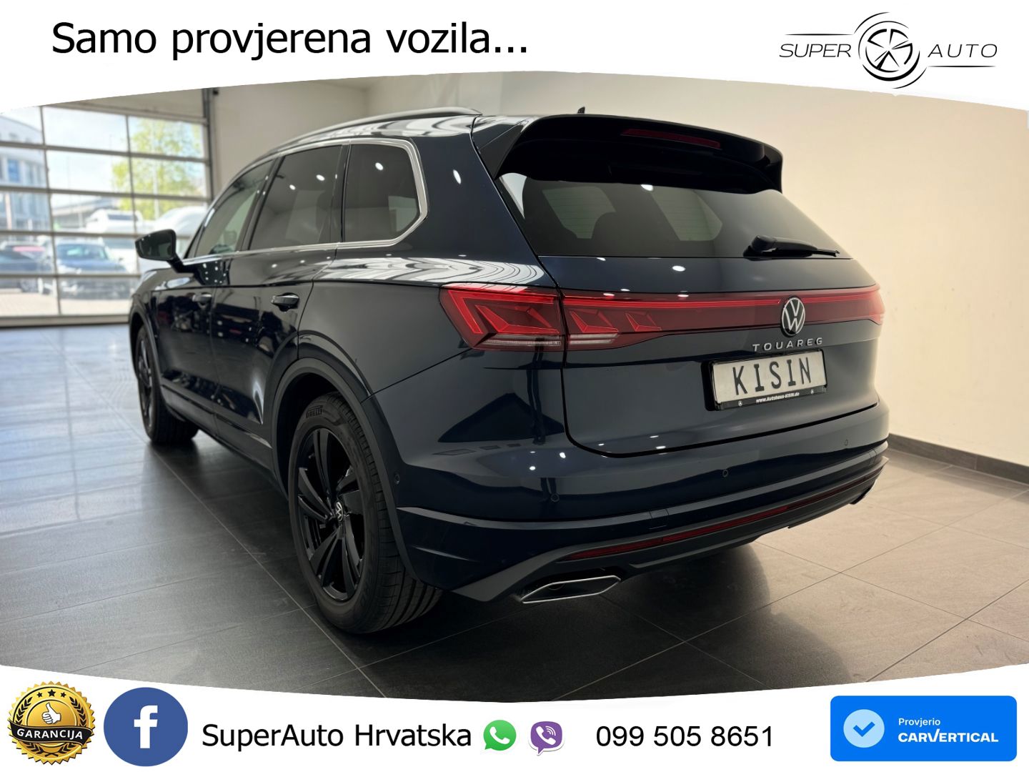 Volkswagen Touareg 3.0 V6 TDI (286 KS) 4MOTION Tiptronic ZRAČNI+ACC+GR SJED+KAM