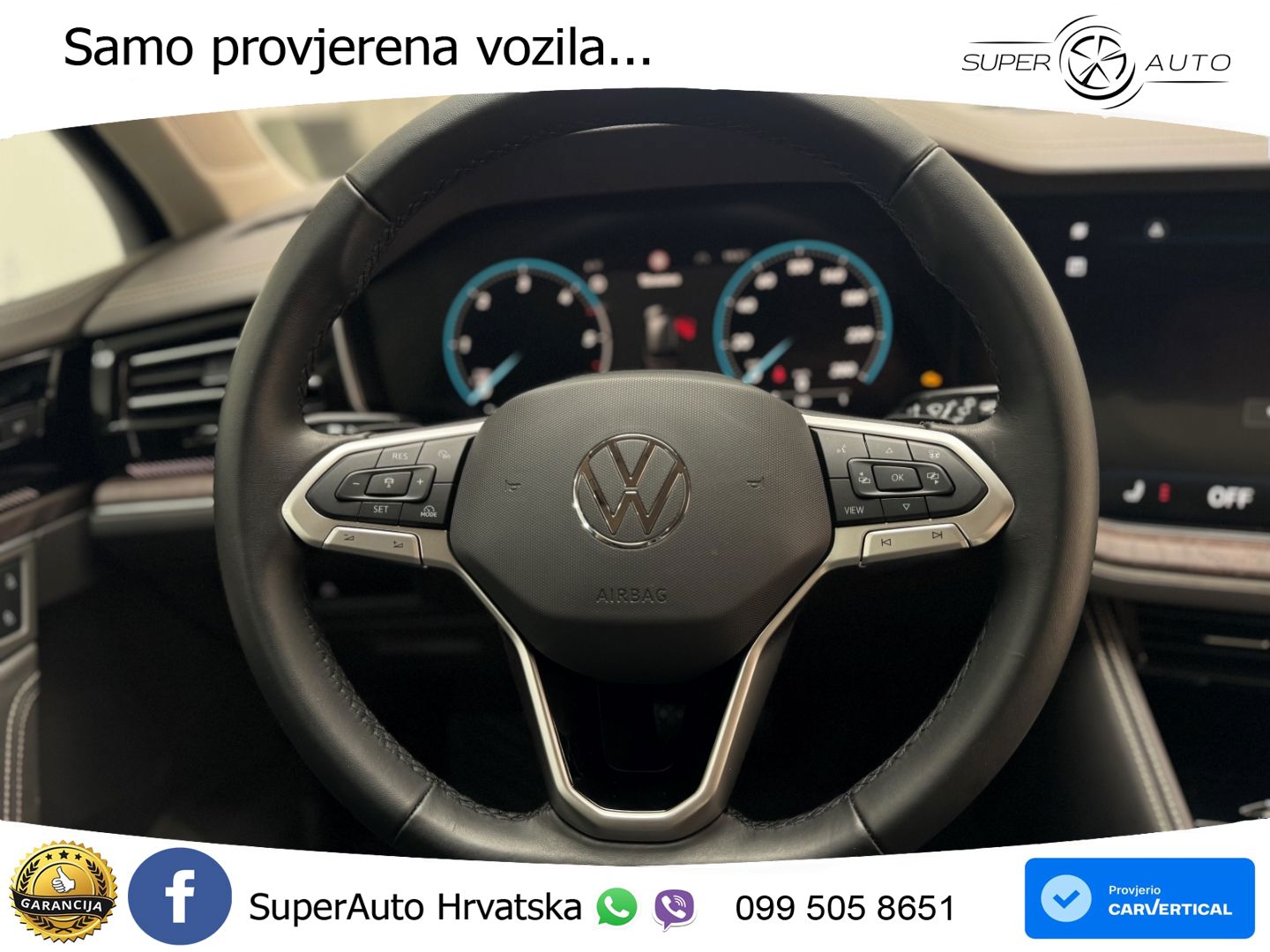 Volkswagen Touareg 3.0 V6 TDI (286 KS) 4MOTION Tiptronic ZRAČNI+ACC+GR SJED+KAM