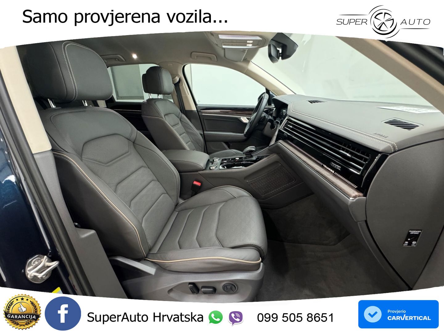 Volkswagen Touareg 3.0 V6 TDI (286 KS) 4MOTION Tiptronic ZRAČNI+ACC+GR SJED+KAM