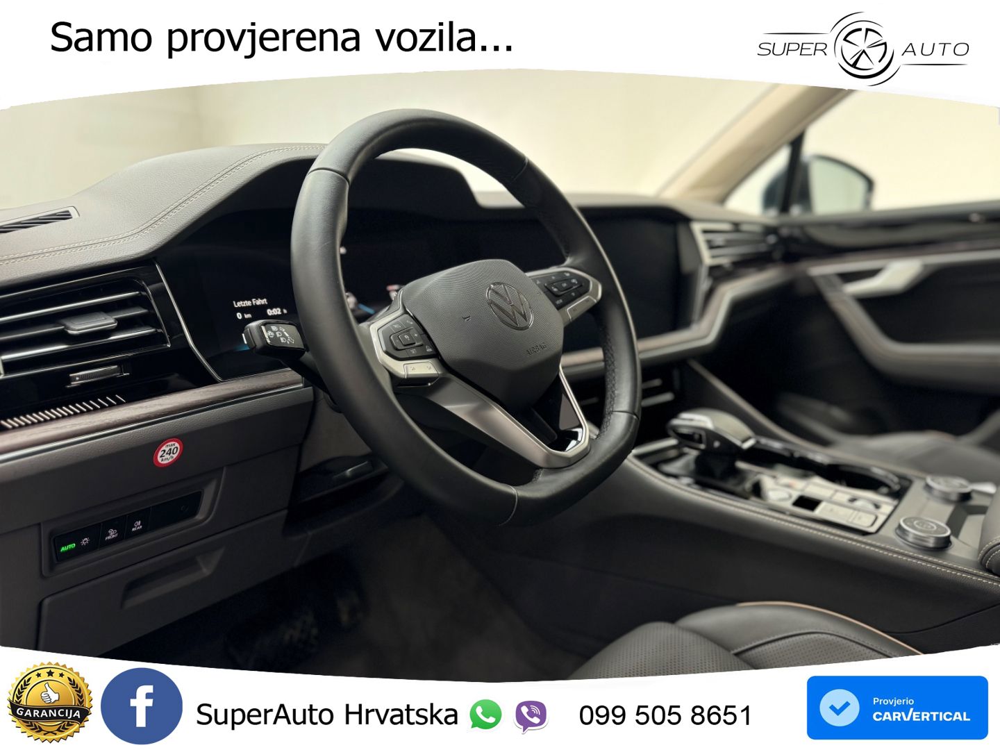 Volkswagen Touareg 3.0 V6 TDI (286 KS) 4MOTION Tiptronic ZRAČNI+ACC+GR SJED+KAM