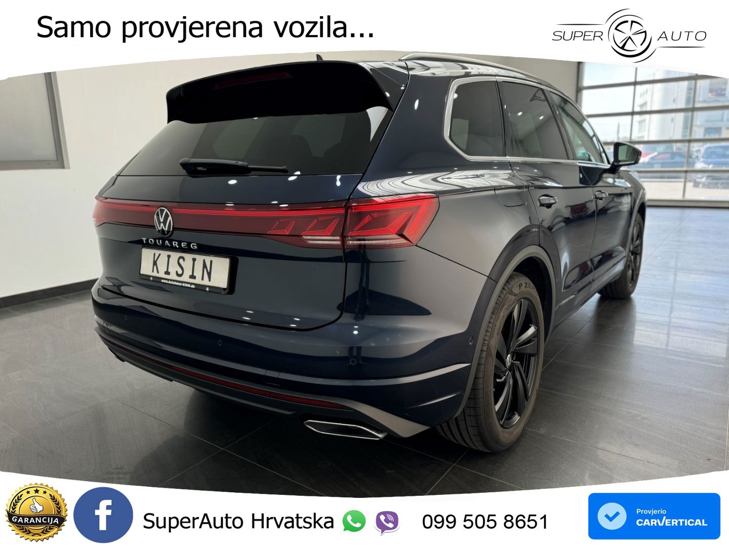 Volkswagen Touareg 3.0 V6 TDI (286 KS) 4MOTION Tiptronic ZRAČNI+ACC+GR SJED+KAM
