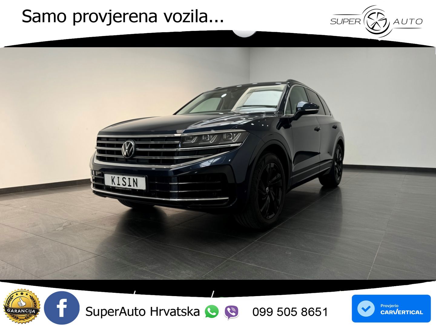 Volkswagen Touareg 3.0 V6 TDI (286 KS) 4MOTION Tiptronic ZRAČNI+ACC+GR SJED+KAM