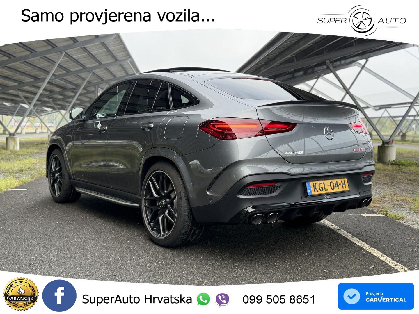 Mercedes AMG GLE Coupe 53 (544 KS) 4MATIC+ AMG SPEEDSHIFT TCT 9G ZRAČNI+ACC+GR SJED+KAM+PANO
