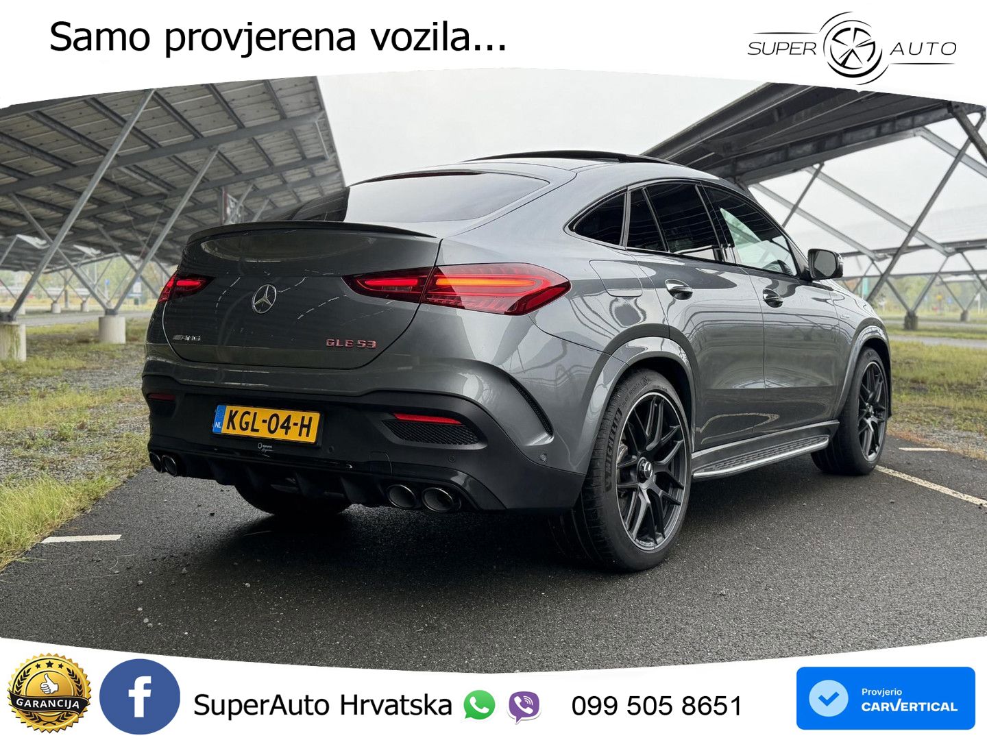 Mercedes AMG GLE Coupe 53 (544 KS) 4MATIC+ AMG SPEEDSHIFT TCT 9G ZRAČNI+ACC+GR SJED+KAM+PANO