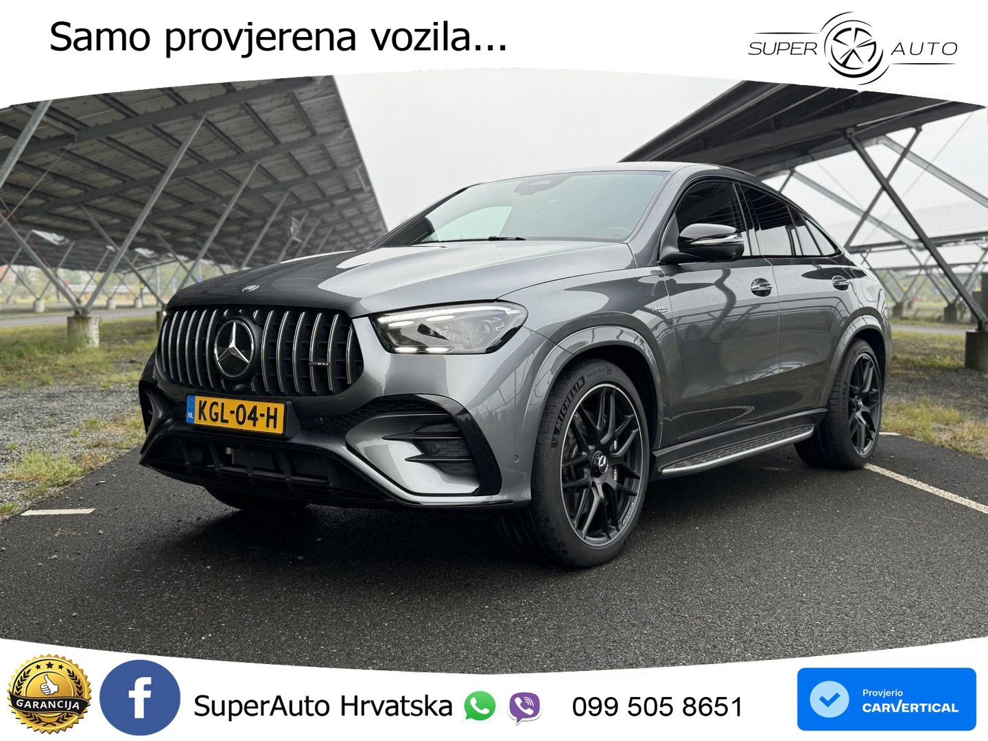 Mercedes AMG GLE Coupe 53 (544 KS) 4MATIC+ AMG SPEEDSHIFT TCT 9G ZRAČNI+ACC+GR SJED+KAM+PANO
