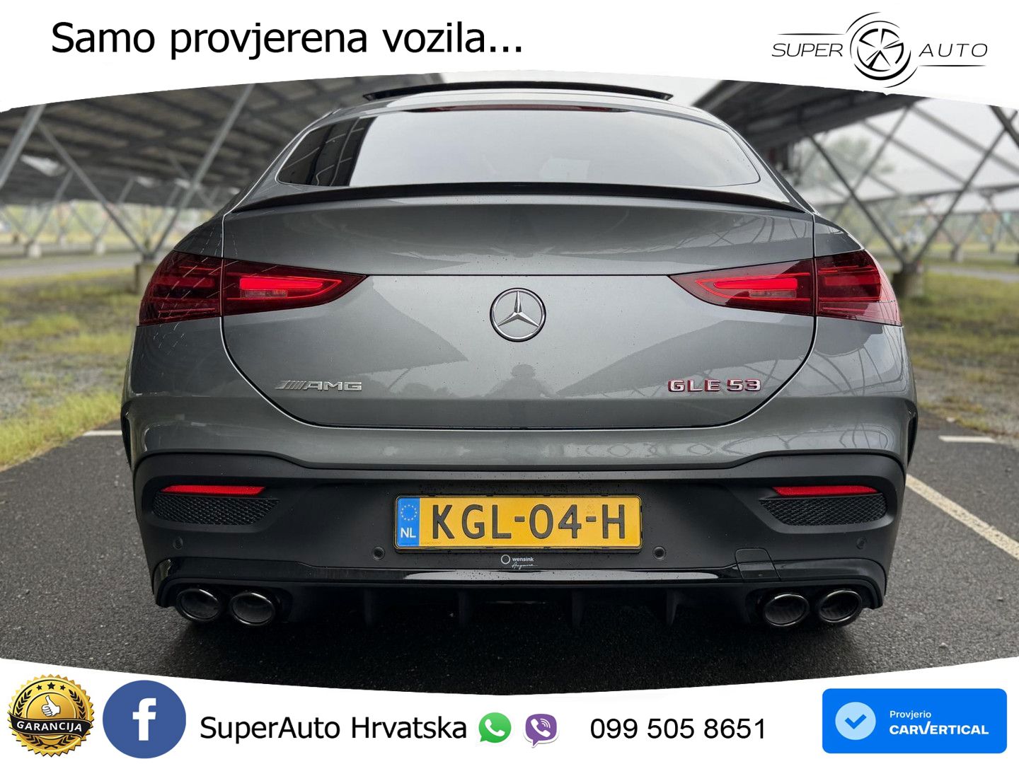 Mercedes AMG GLE Coupe 53 (544 KS) 4MATIC+ AMG SPEEDSHIFT TCT 9G ZRAČNI+ACC+GR SJED+KAM+PANO