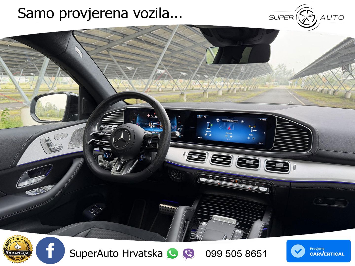 Mercedes AMG GLE Coupe 53 (544 KS) 4MATIC+ AMG SPEEDSHIFT TCT 9G ZRAČNI+ACC+GR SJED+KAM+PANO