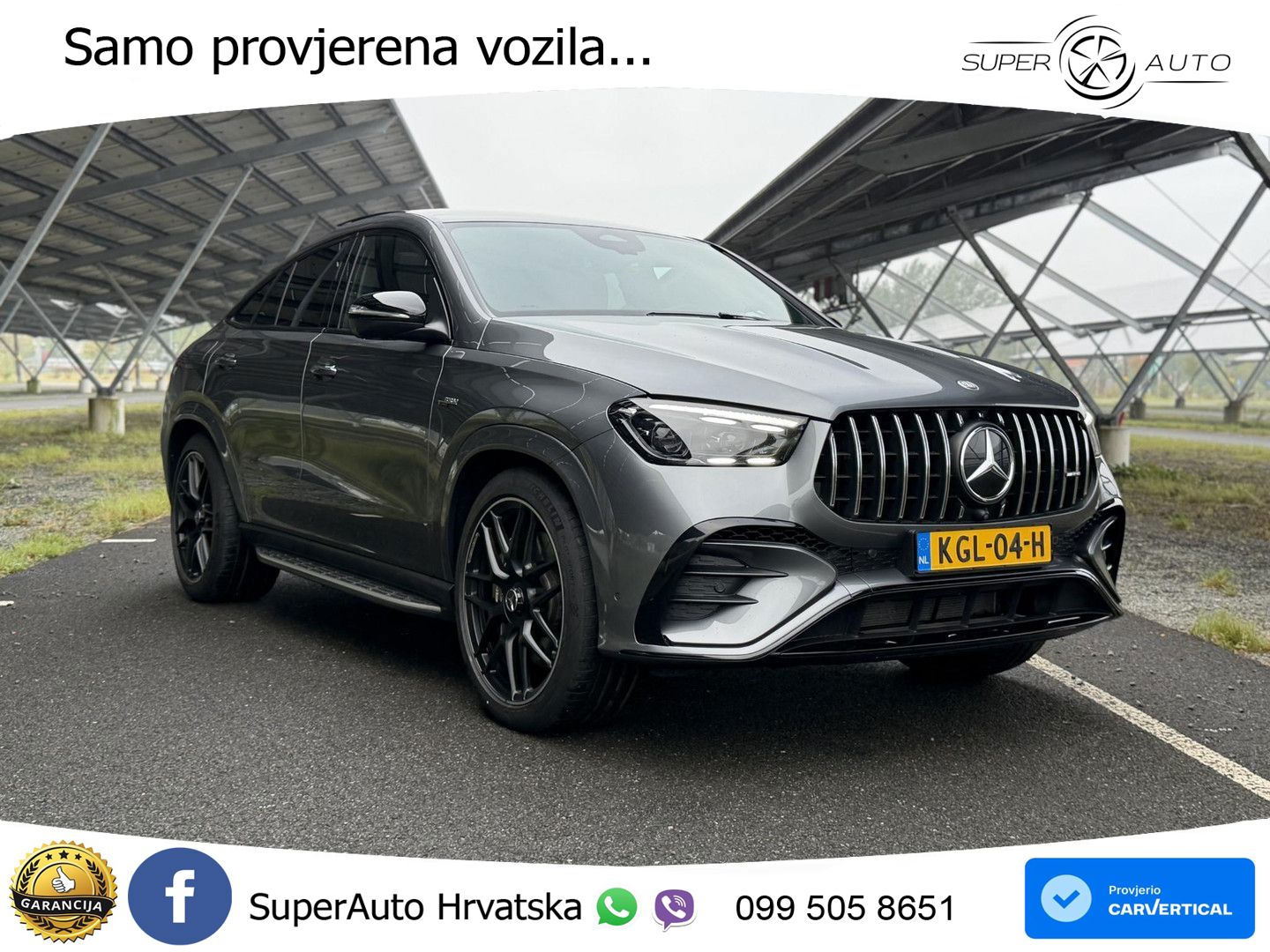Mercedes AMG GLE Coupe 53 (544 KS) 4MATIC+ AMG SPEEDSHIFT TCT 9G ZRAČNI+ACC+GR SJED+KAM+PANO