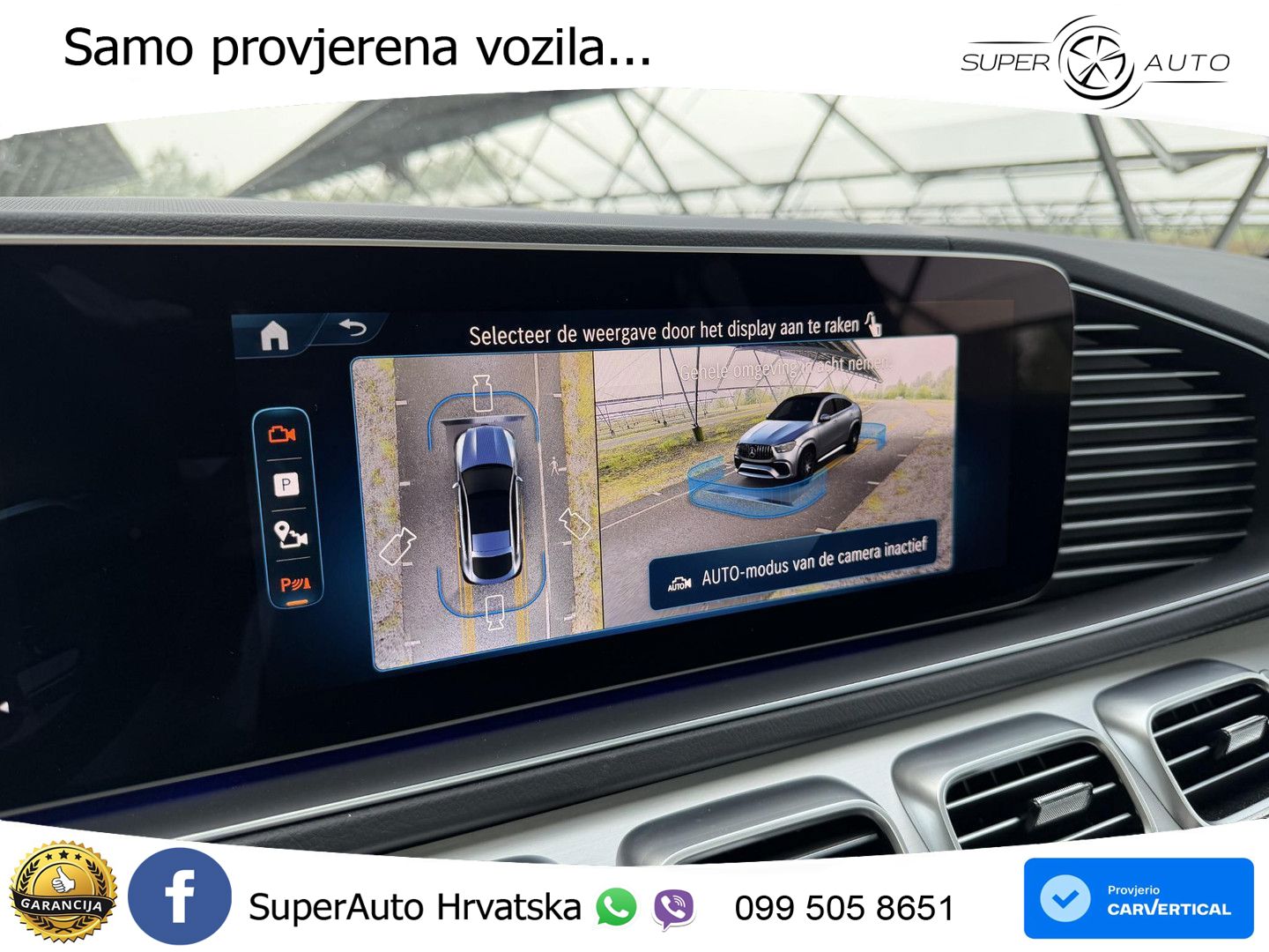 Mercedes AMG GLE Coupe 53 (544 KS) 4MATIC+ AMG SPEEDSHIFT TCT 9G ZRAČNI+ACC+GR SJED+KAM+PANO