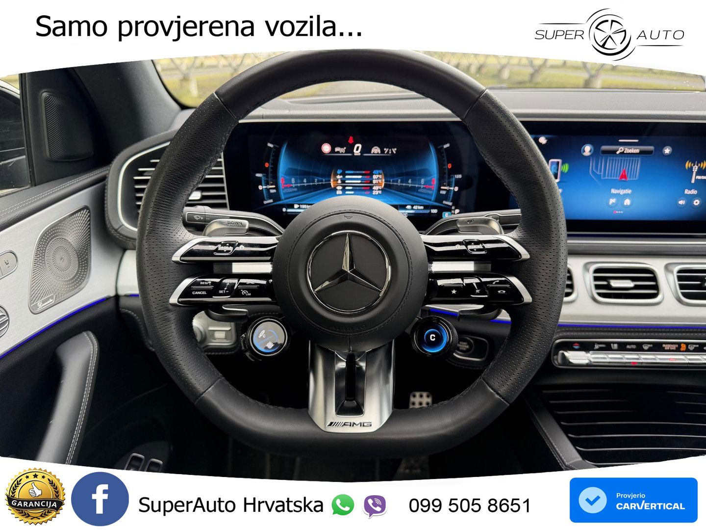 Mercedes AMG GLE Coupe 53 (544 KS) 4MATIC+ AMG SPEEDSHIFT TCT 9G ZRAČNI+ACC+GR SJED+KAM+PANO