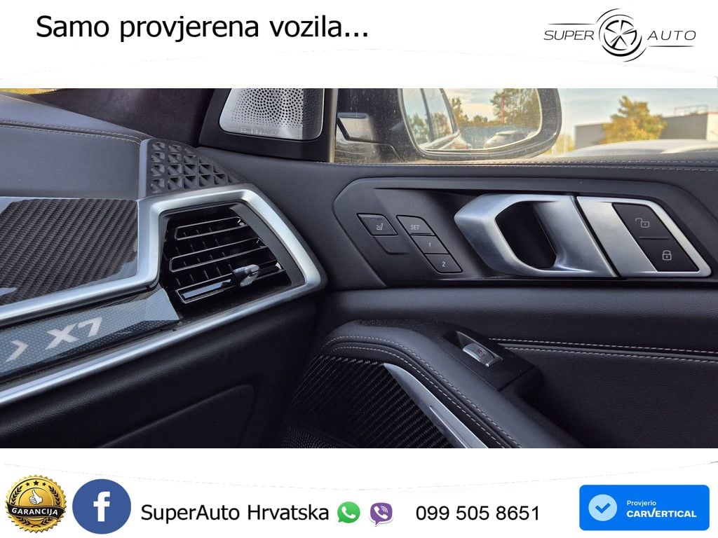 BMW X7 40d (352 KS) xDrive Steptronic M Sport ZRAČNI+ACC+GR SJED+KAM+PANO