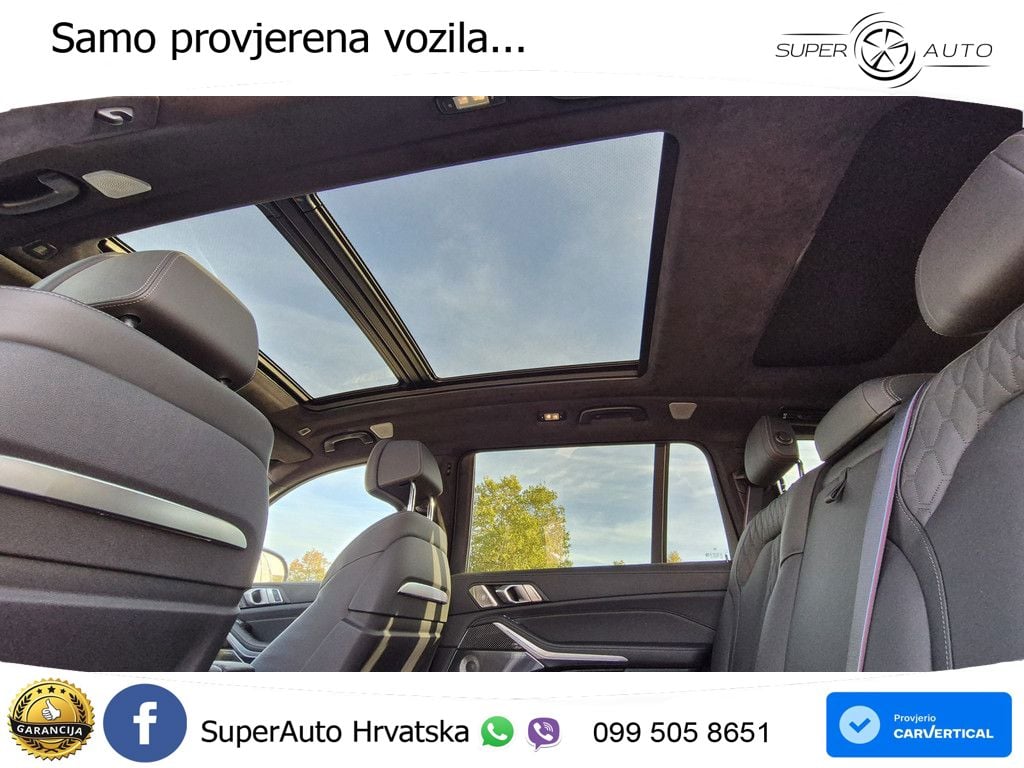 BMW X7 40d (352 KS) xDrive Steptronic M Sport ZRAČNI+ACC+GR SJED+KAM+PANO