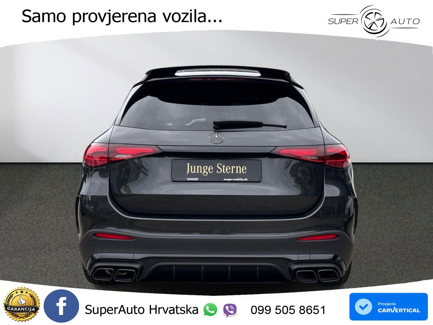 Mercedes AMG GLC 63 S E PERFORMANCE (680 KS) 4MATIC+ AMG SPEEDSHIFT MCT 9G ACC+HEAD+GR SJED+360+PANO