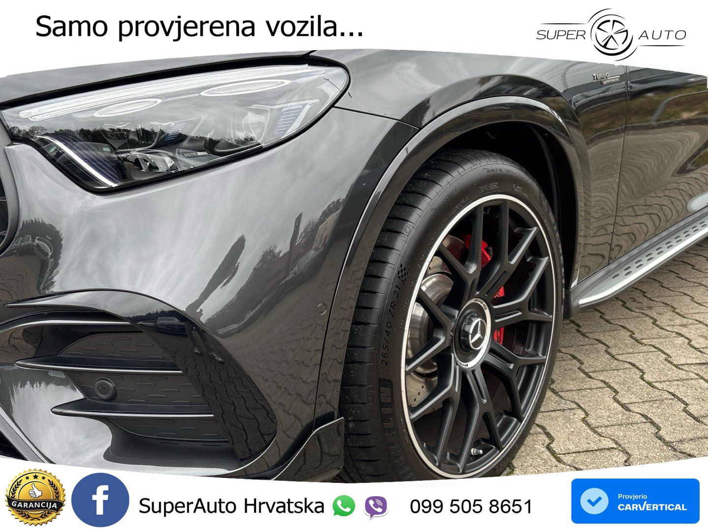 Mercedes AMG GLC 63 S E PERFORMANCE (680 KS) 4MATIC+ AMG SPEEDSHIFT MCT 9G ACC+HEAD+GR SJED+360+PANO