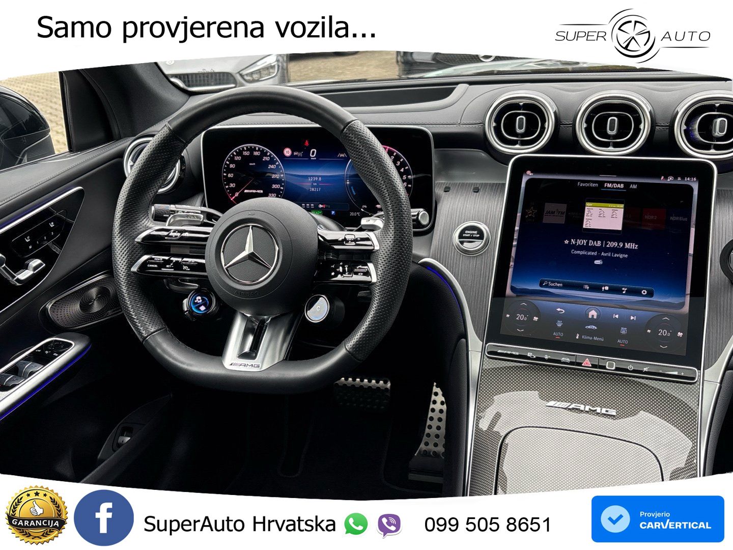 Mercedes AMG GLC 63 S E PERFORMANCE (680 KS) 4MATIC+ AMG SPEEDSHIFT MCT 9G ACC+HEAD+GR SJED+360+PANO