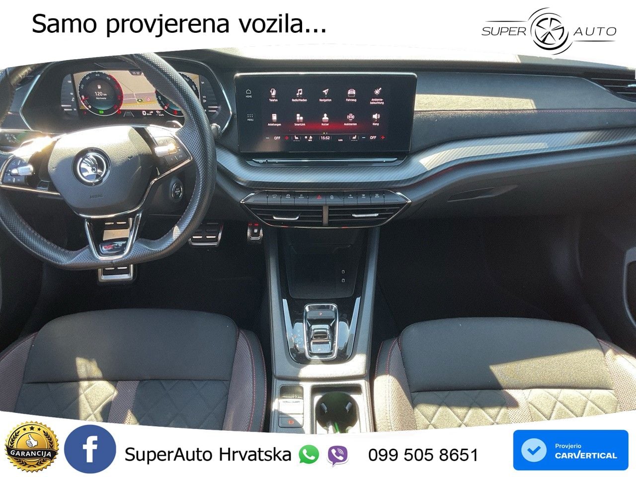 Škoda Octavia Combi RS 2.0 TDI (200 KS) DSG LED+GR SJED+ACC