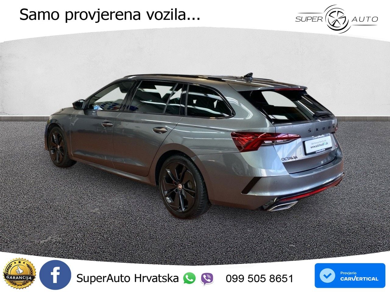 Škoda Octavia Combi RS 2.0 TDI (200 KS) DSG LED+GR SJED+ACC