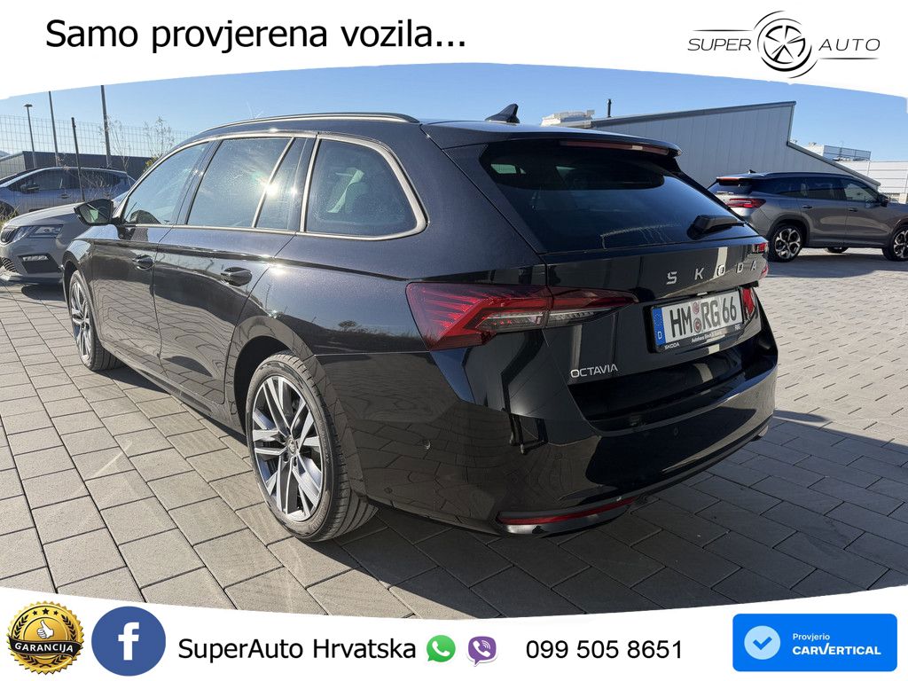 Škoda Octavia Combi 2.0 TDI (150 KS) DSG MATRIX+GR SJED+KAM