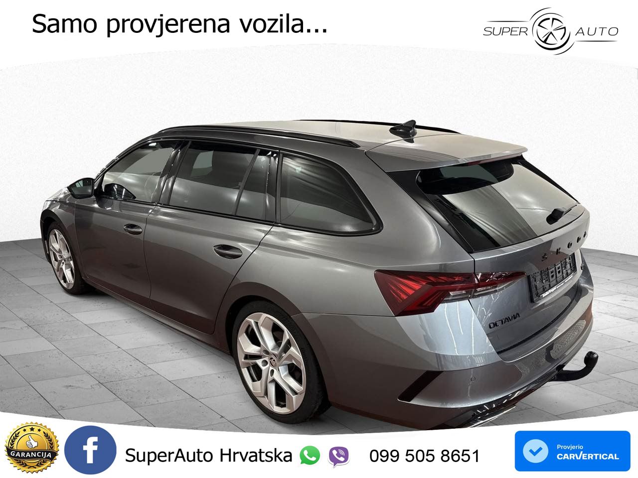 Škoda Octavia Combi RS 2.0 TDI (200 KS) DSG LED+GR SJED+ACC