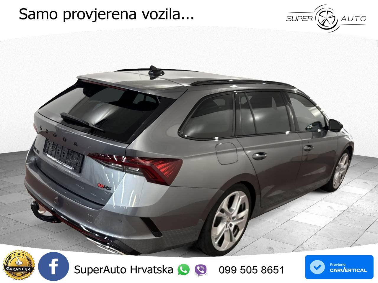 Škoda Octavia Combi RS 2.0 TDI (200 KS) DSG LED+GR SJED+ACC