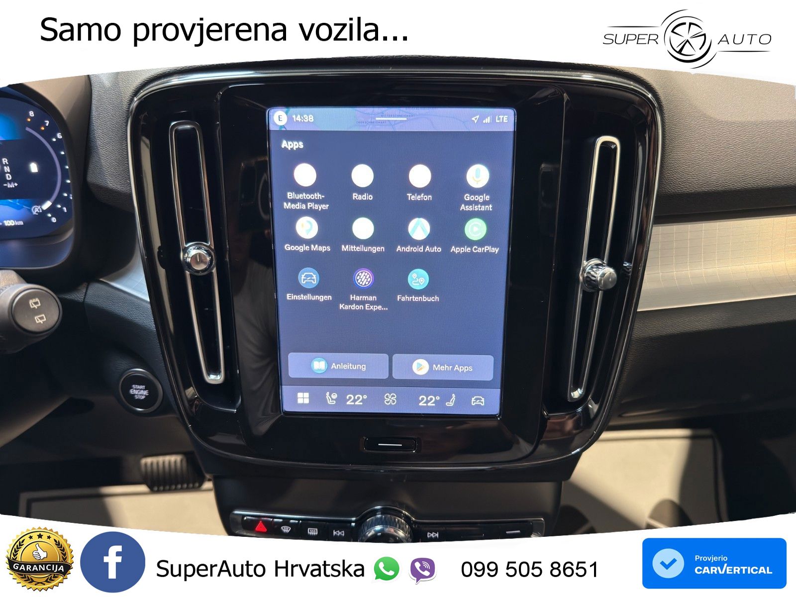 Volvo XC40 2.0 B3 163 KS Automatic LED+GR SJED+ACC