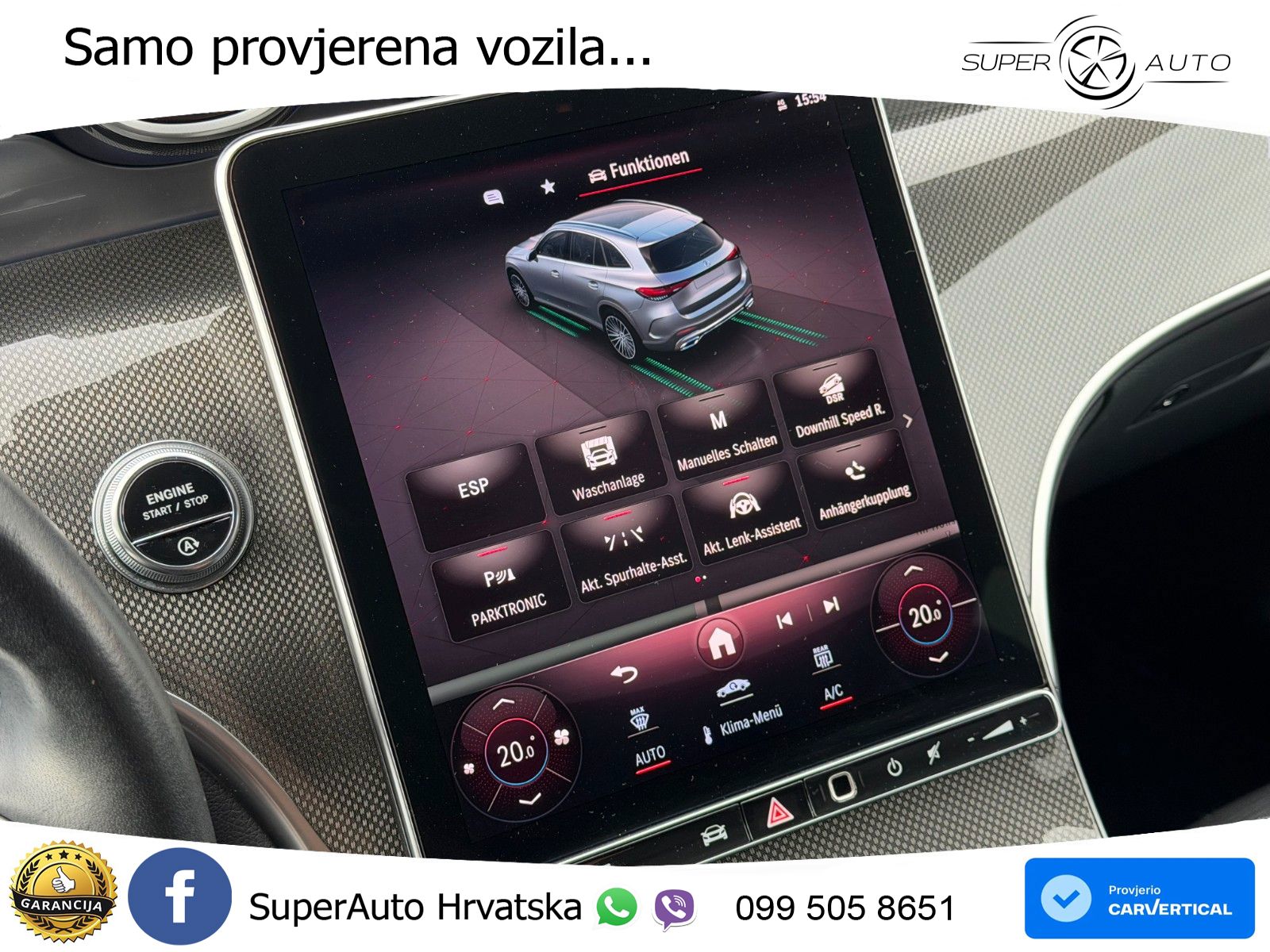 Mercedes GLC 220d (197 KS) 4MATIC 9G-TRONIC Avantgarde LED+GR SJED+ACC
