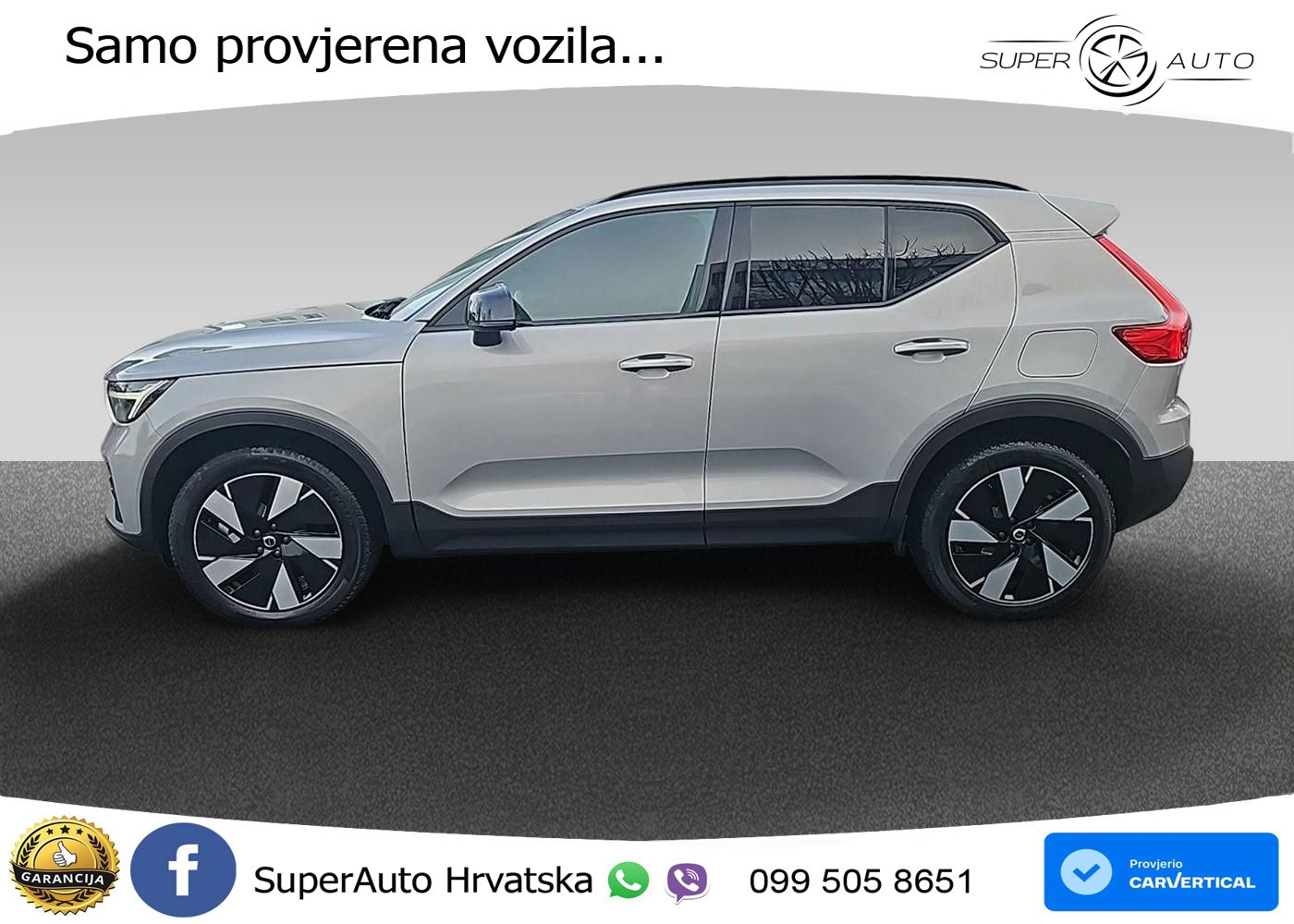Volvo XC40 Recharge 69 kWh 238 KS Single Motor LED+GR SJED+ACC