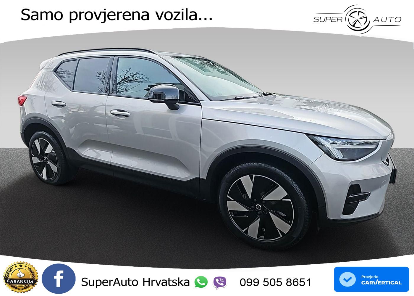 Volvo XC40 Recharge 69 kWh 238 KS Single Motor LED+GR SJED+ACC