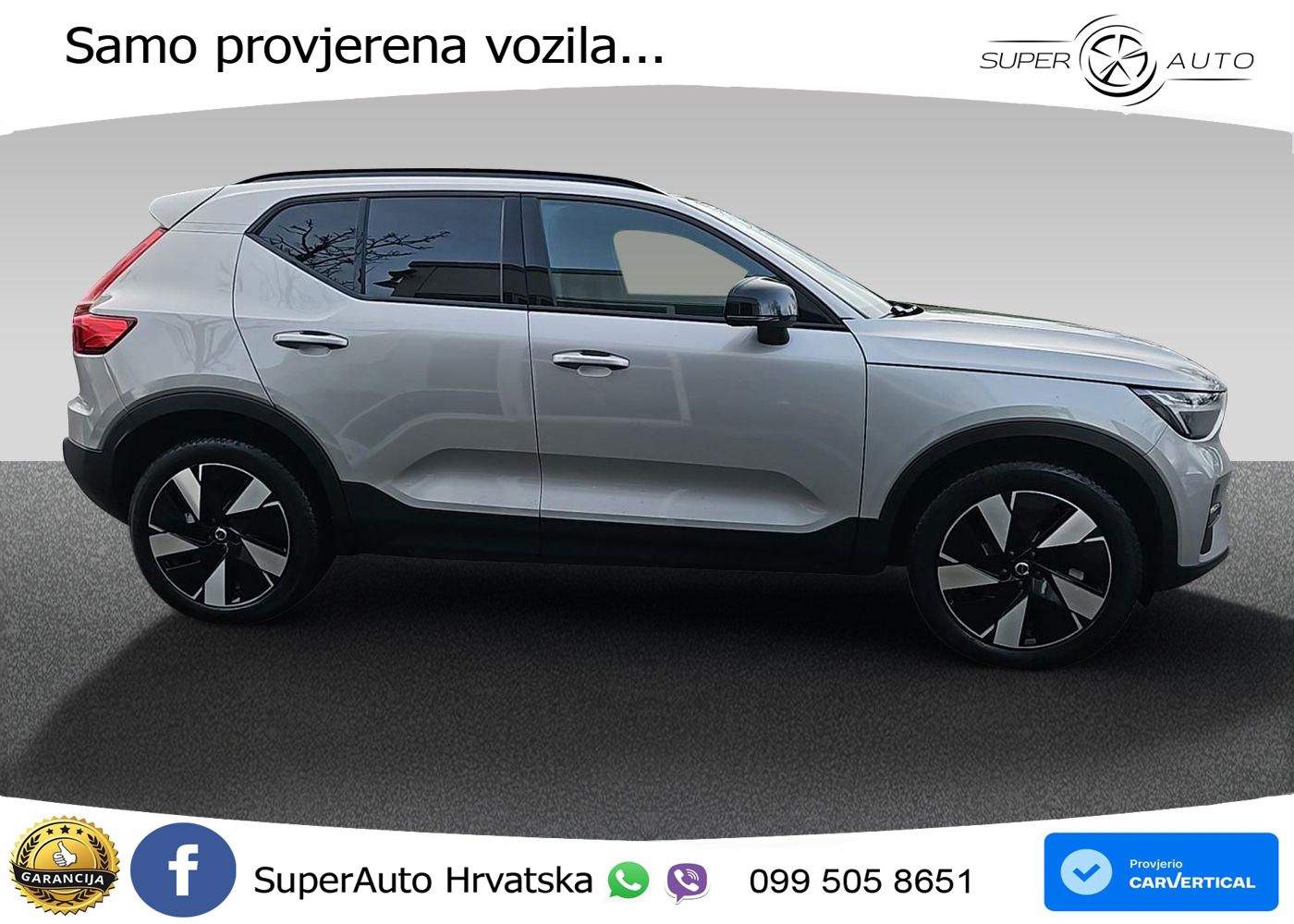 Volvo XC40 Recharge 69 kWh 238 KS Single Motor LED+GR SJED+ACC