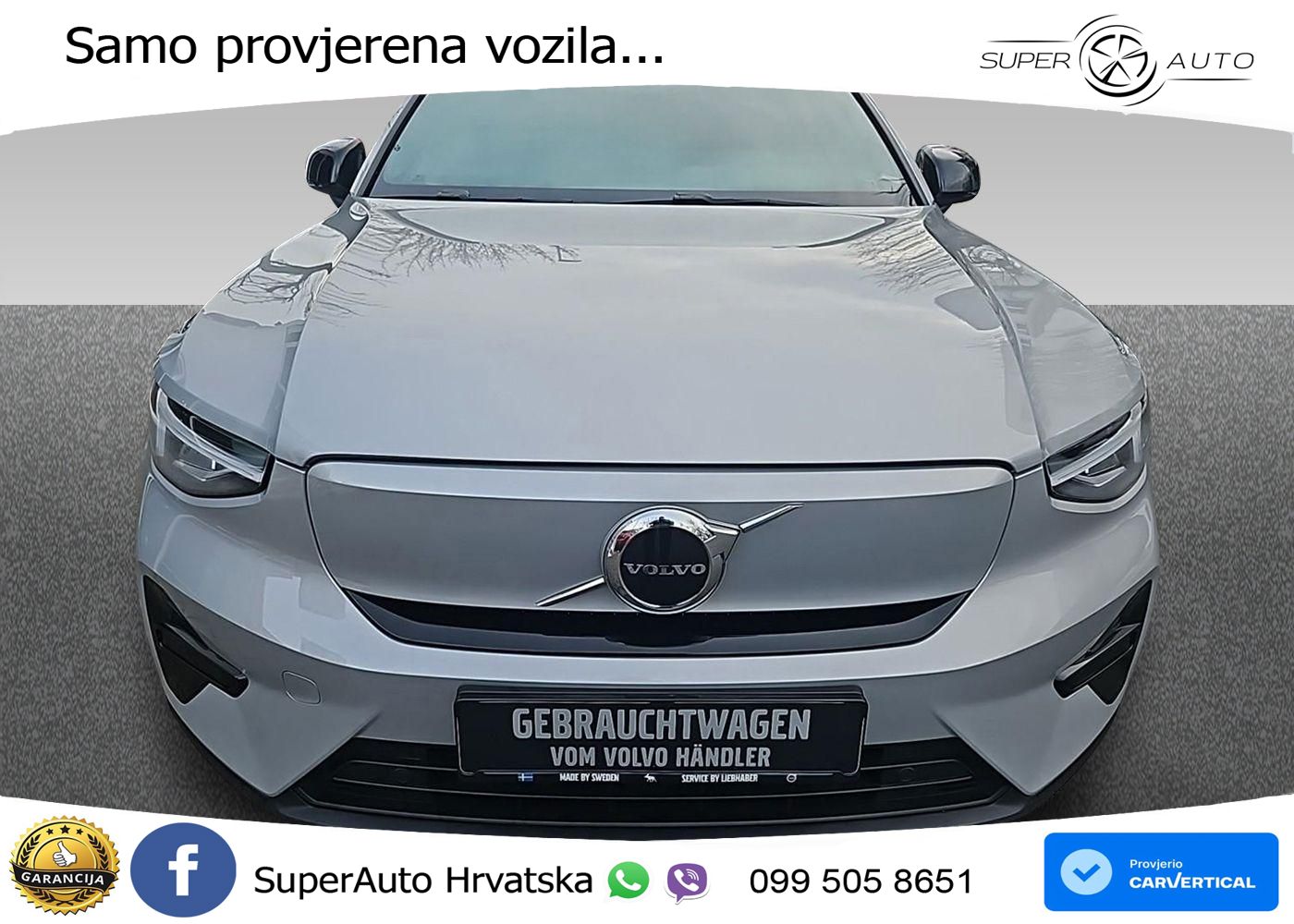 Volvo XC40 Recharge 69 kWh 238 KS Single Motor LED+GR SJED+ACC