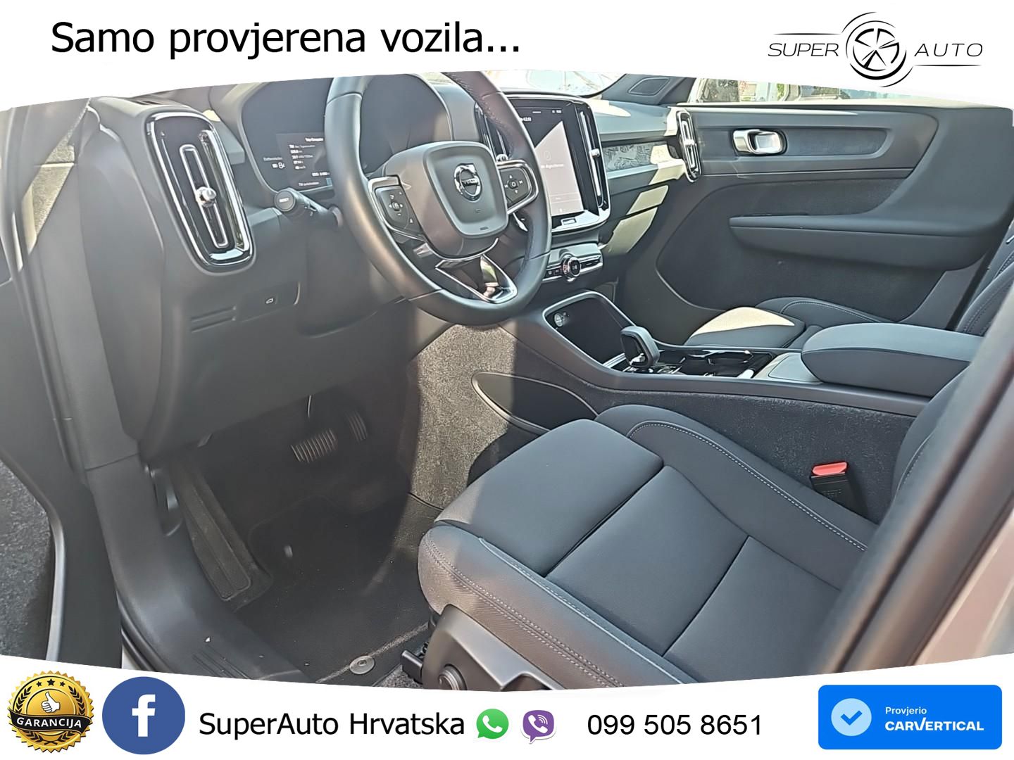 Volvo XC40 Recharge 69 kWh 238 KS Single Motor LED+GR SJED+ACC