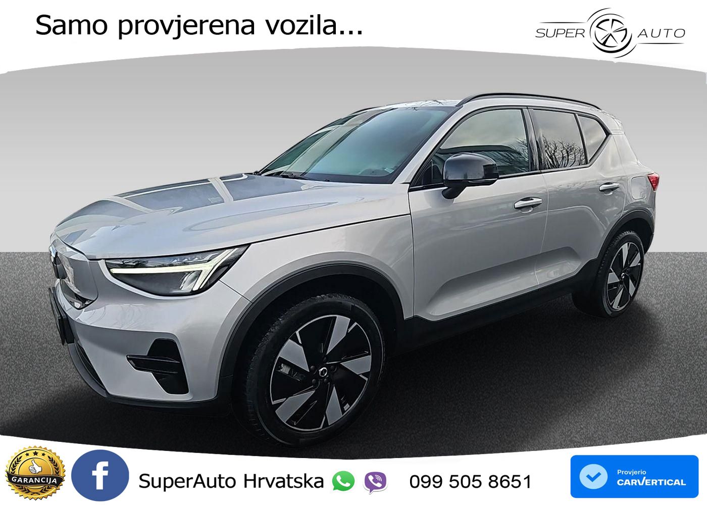 Volvo XC40 Recharge 69 kWh 238 KS Single Motor LED+GR SJED+ACC