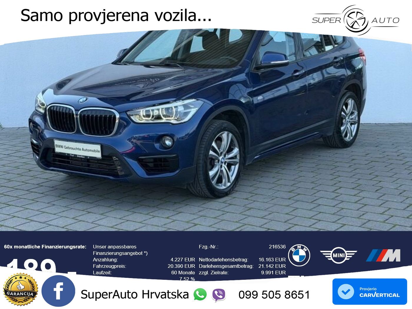 BMW X1 20i (192 KS) xDrive Steptronic LED+GR SJED+ACC