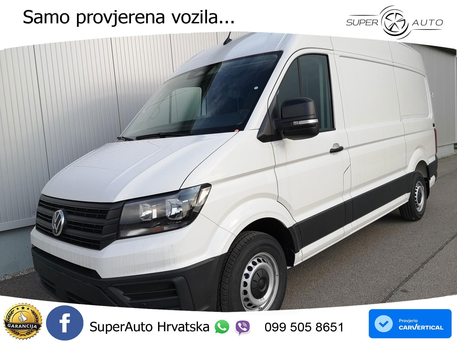 Volkswagen Crafter 2.0 TDI 35 L3H3 DSG LED Hochdach AHK Kam 177 KS