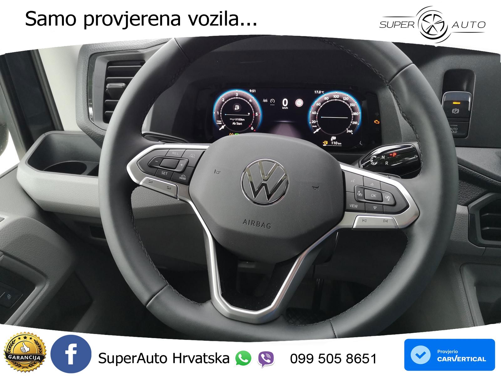 Volkswagen Crafter 2.0 TDI 35 L3H3 DSG LED Hochdach AHK Kam 177 KS