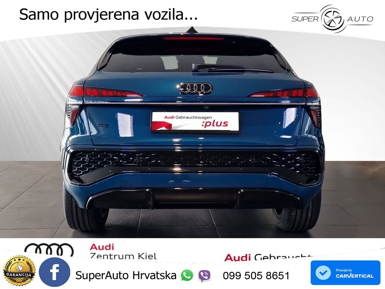 Audi Q3 Sportback 1.5 TFSI (150 KS) S tronic S line LED+GR SJED+ACC