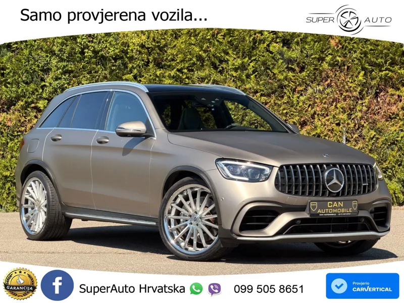Mercedes AMG GLC 63 V8 (476 KS) 4MATIC+ MCT ACC+HEAD+4xGR SJED+360+PANO