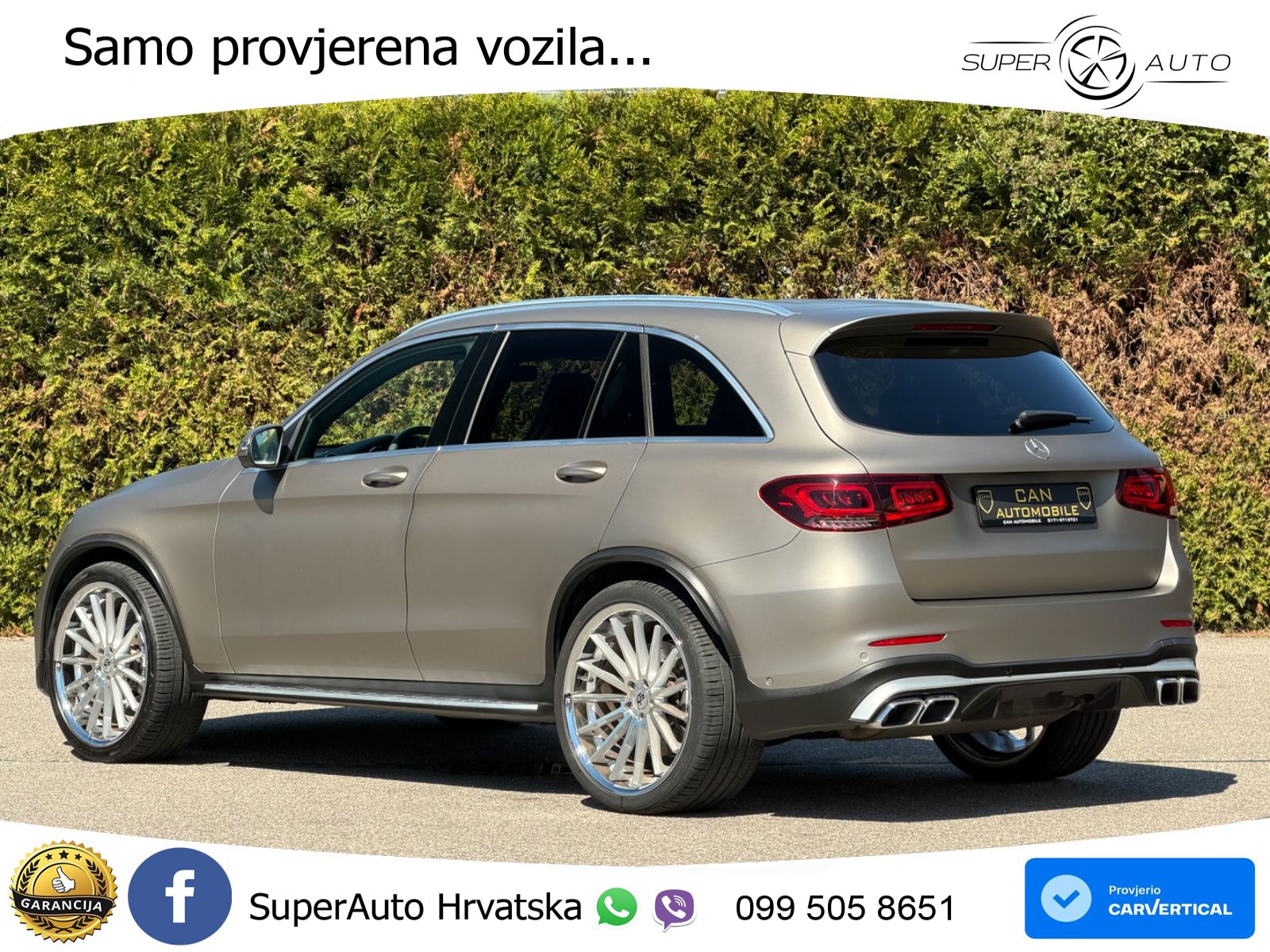 Mercedes AMG GLC 63 V8 (476 KS) 4MATIC+ MCT ACC+HEAD+4xGR SJED+360+PANO