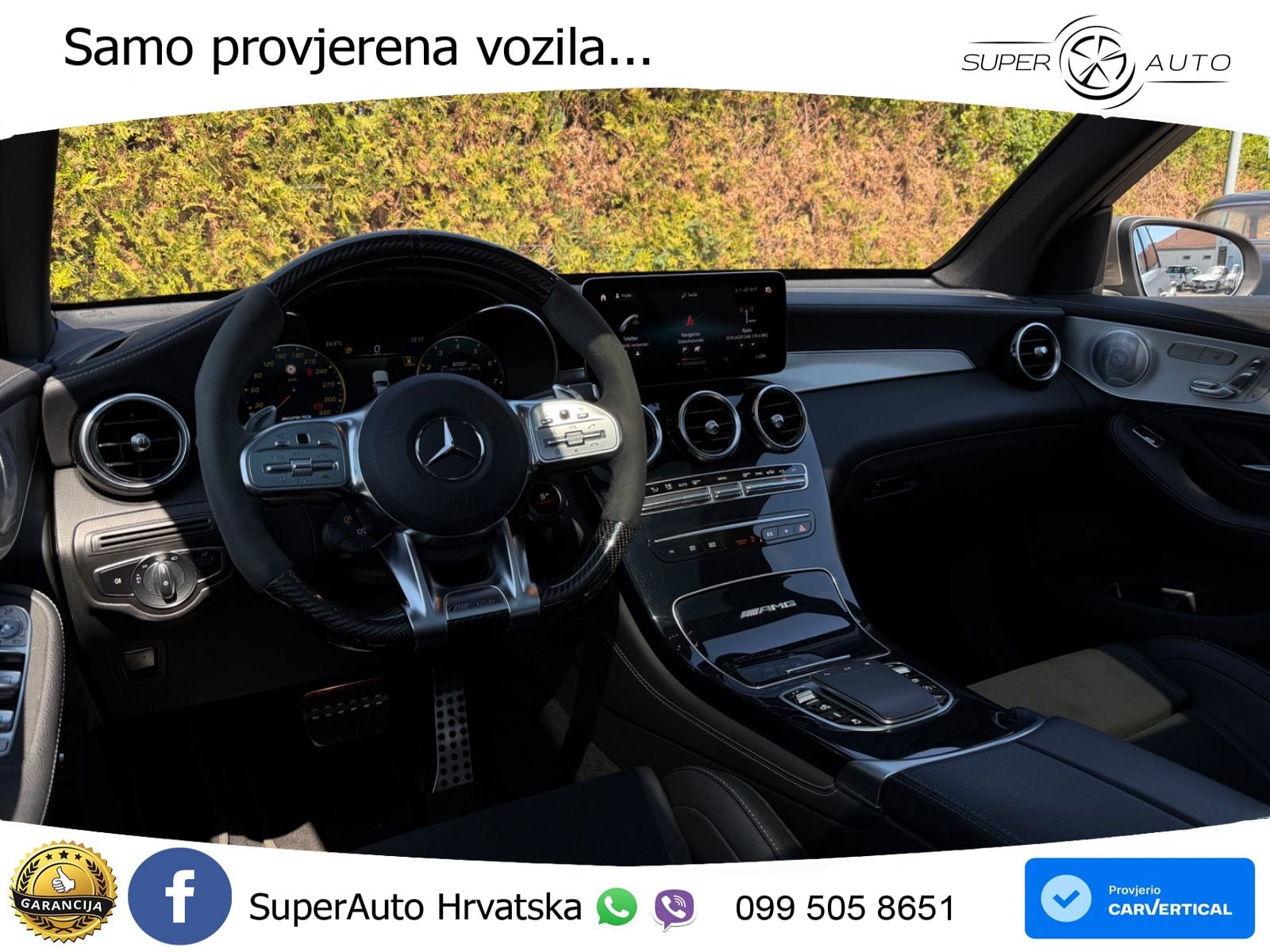 Mercedes AMG GLC 63 V8 (476 KS) 4MATIC+ MCT ACC+HEAD+4xGR SJED+360+PANO