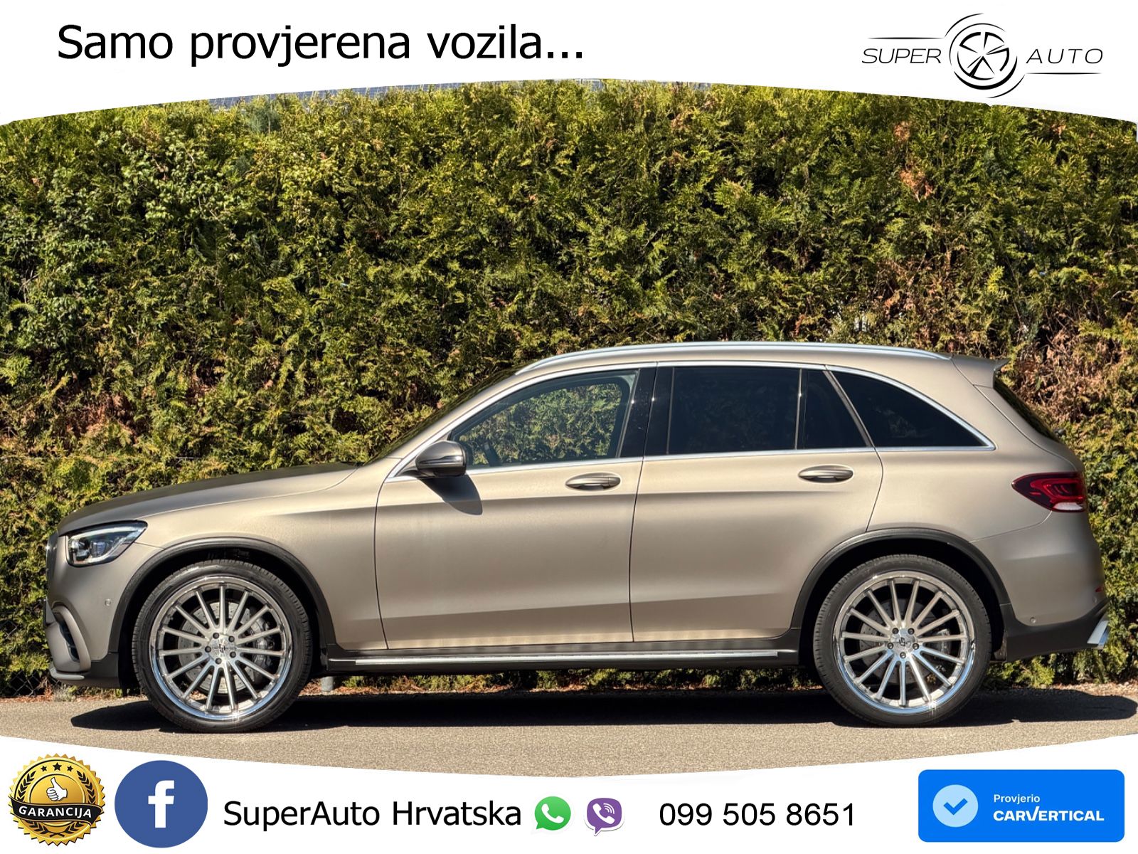 Mercedes AMG GLC 63 V8 (476 KS) 4MATIC+ MCT ACC+HEAD+4xGR SJED+360+PANO