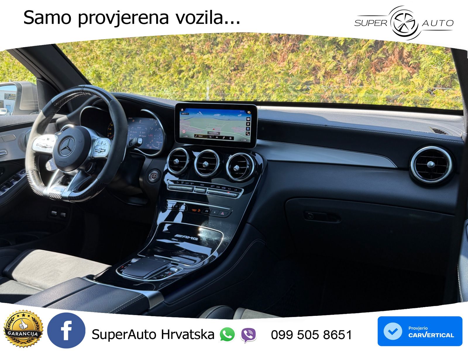 Mercedes AMG GLC 63 V8 (476 KS) 4MATIC+ MCT ACC+HEAD+4xGR SJED+360+PANO