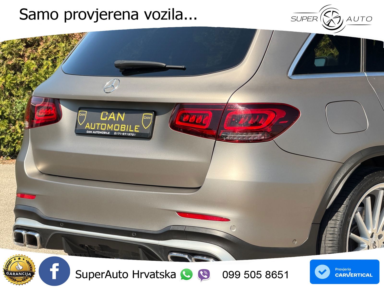 Mercedes AMG GLC 63 V8 (476 KS) 4MATIC+ MCT ACC+HEAD+4xGR SJED+360+PANO