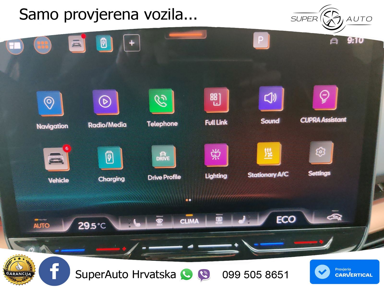 Cupra Tavascan 82 kWh (340 KS)  4WD VZ LED+GR SJED+ACC