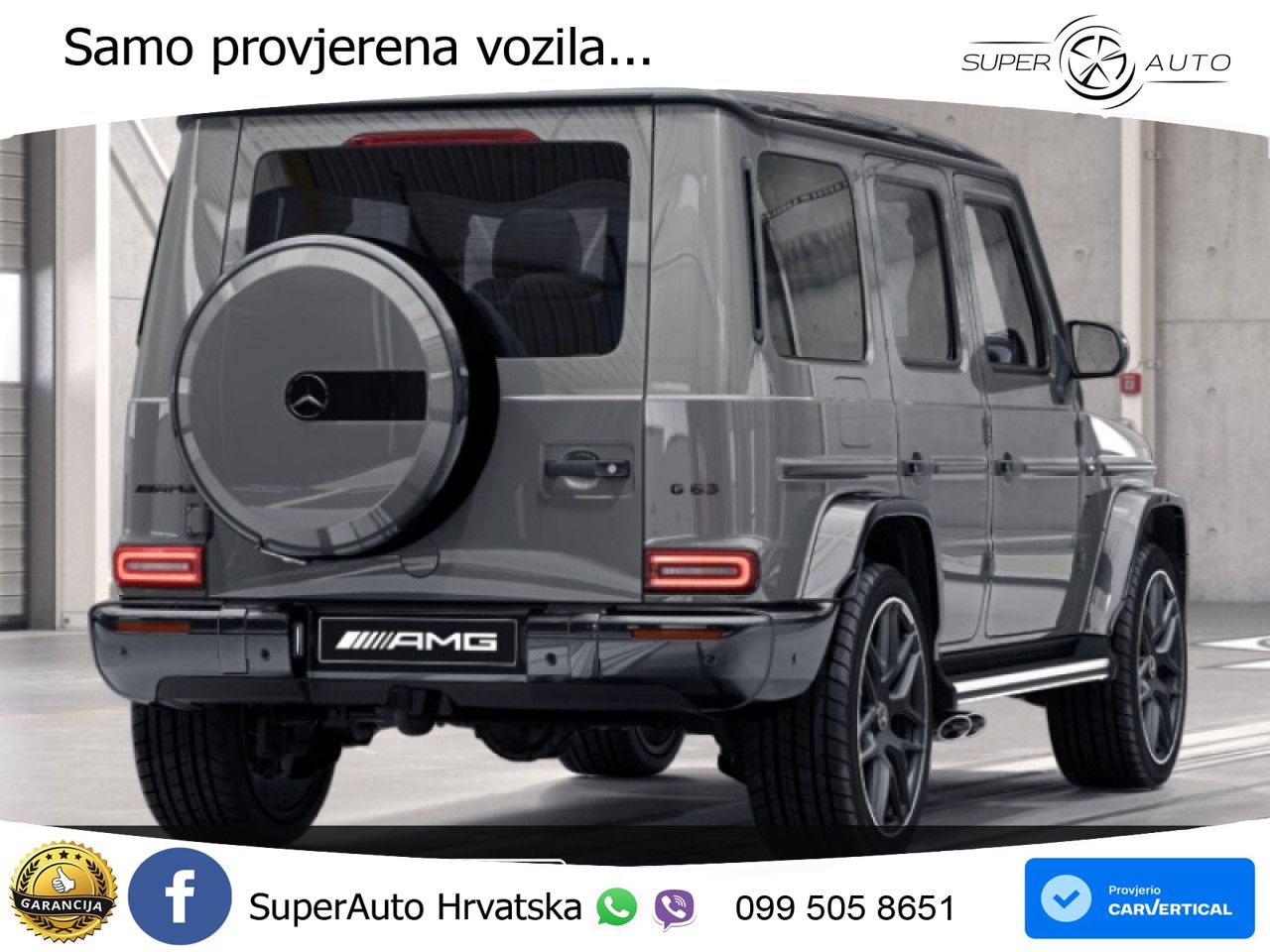 Mercedes AMG G 63 Long V8 (585 KS) 4MATIC 9G-TRONIC AMG SPEEDSHIFT PLUS Superior LED+ACC