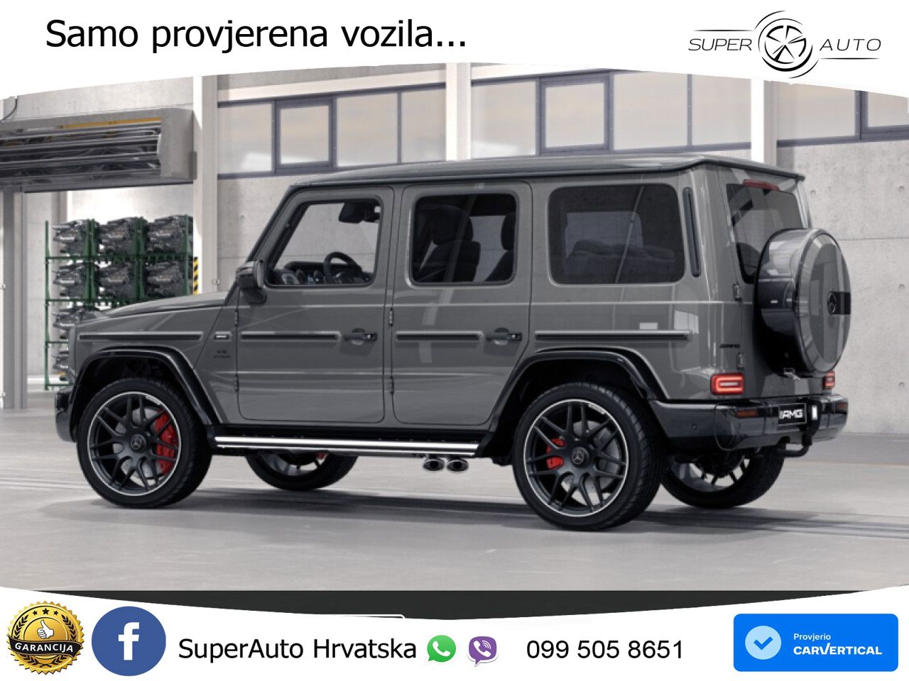 Mercedes AMG G 63 Long V8 (585 KS) 4MATIC 9G-TRONIC AMG SPEEDSHIFT PLUS Superior LED+ACC