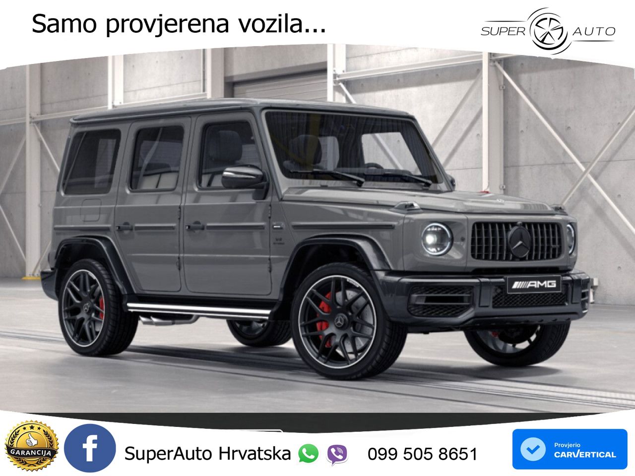 Mercedes AMG G 63 Long V8 (585 KS) 4MATIC 9G-TRONIC AMG SPEEDSHIFT PLUS Superior LED+ACC