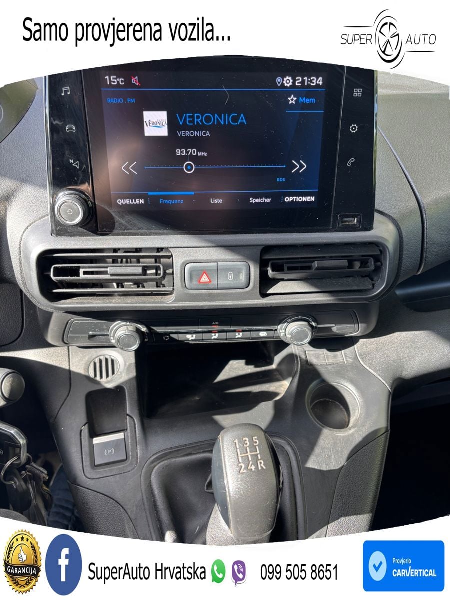 Peugeot Partner 1.5 HDI Premium L1 102 KS