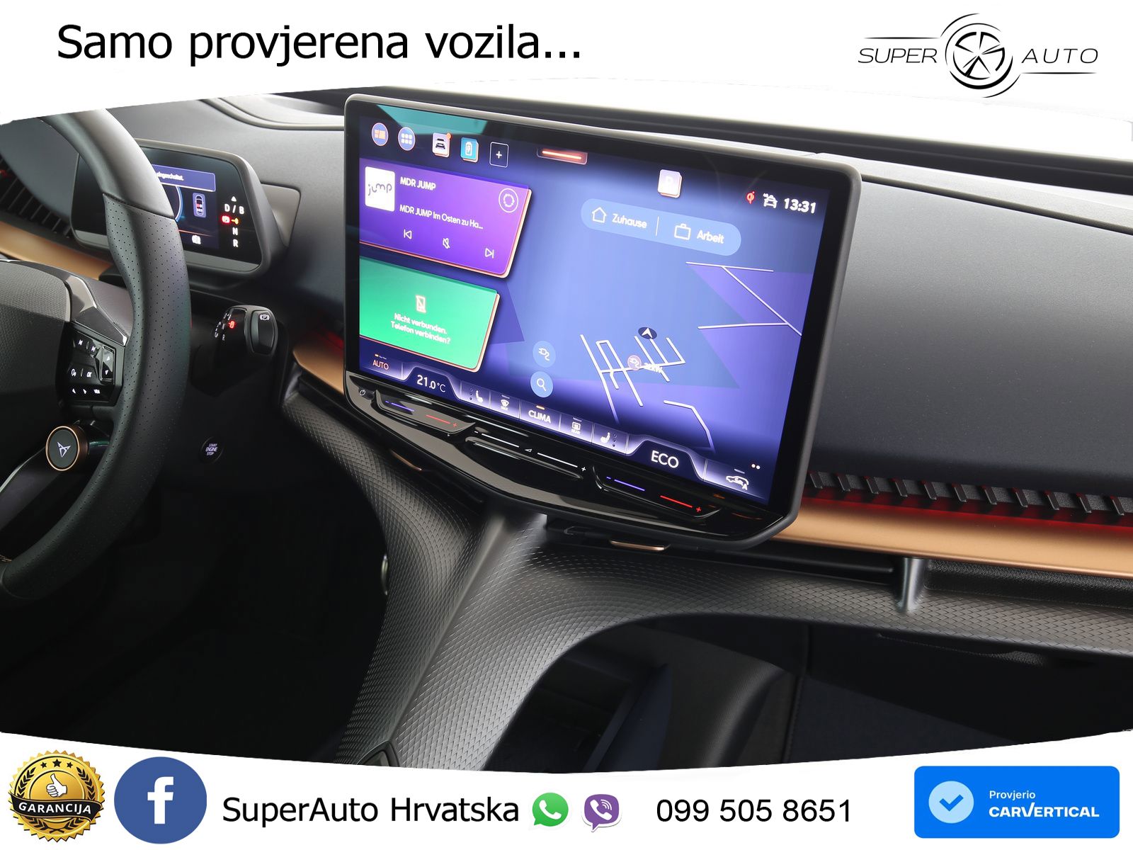 Cupra Tavascan 82 kWh (340 KS)  4WD VZ LED+GR SJED+ACC