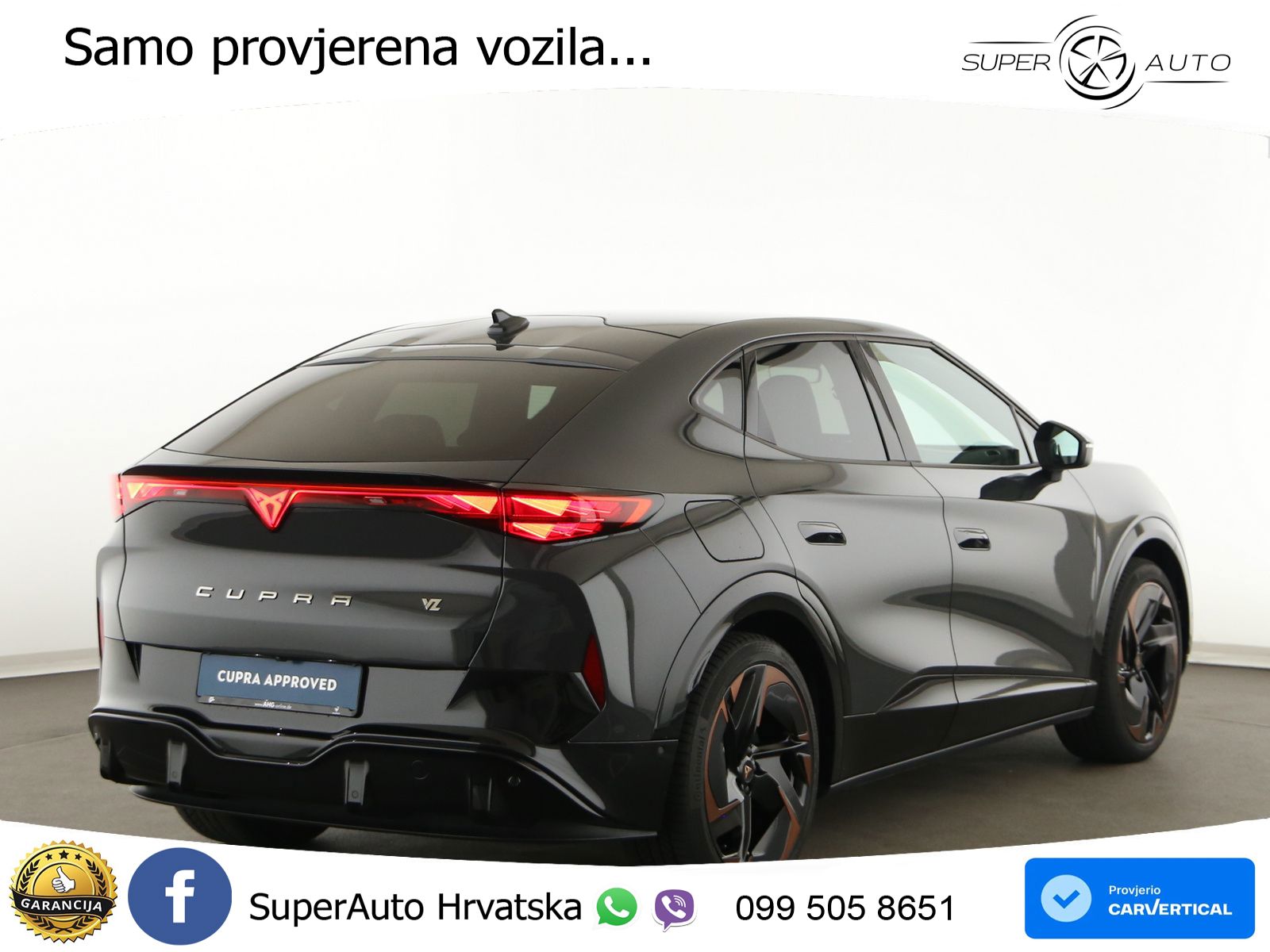 Cupra Tavascan 82 kWh (340 KS)  4WD VZ LED+GR SJED+ACC