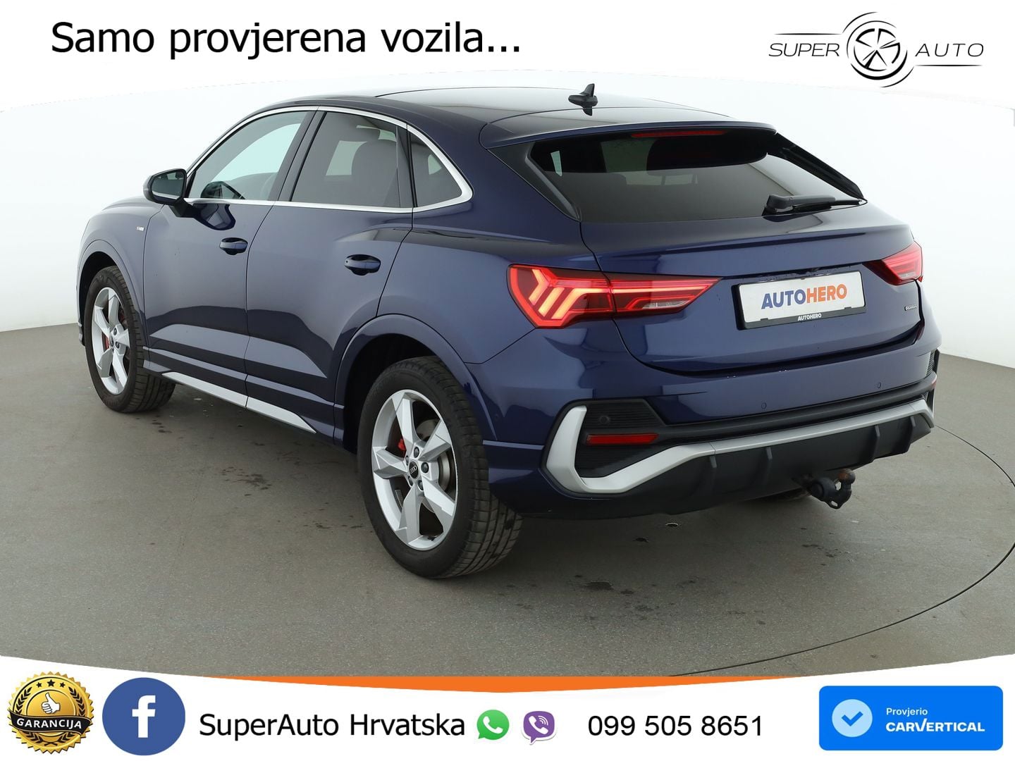 Audi Q3 Sportback 45 TFSI (245 KS) quattro S tronic S line LED+GR SJED+ACC